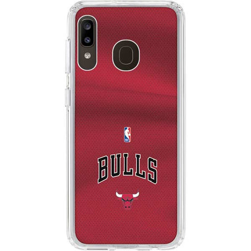 NBA Chicago Bulls Jersey Galaxy A20 Clear Case